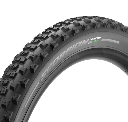 Pirelli Scorpion E-MTB R Mountain Bike Rear Tire, Mixed Terrain, E-Bike MTB, Tubeless Ready Clincher TLR, Added Traction & Durability, New E-MTB casing, (1) tire, Black / 29