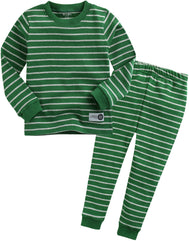 VAENAIT BABY 12-18 Months Kids Boys Girls Unisex Toddler Colorful Stripe/Simple Sleepwear Pajama 2pcs Set