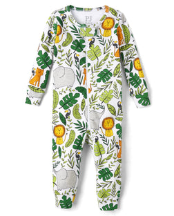 The Children's Place baby-boys And Toddler Long Sleeve 100% Cotton Zip-front One Piece Pajama Baby and Toddler Sleepers (pack of 1) 0-3 M