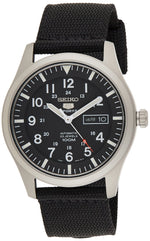 SEIKO Men's Quartz Watch, Analog Display and Nylon Strap SNZG15K1