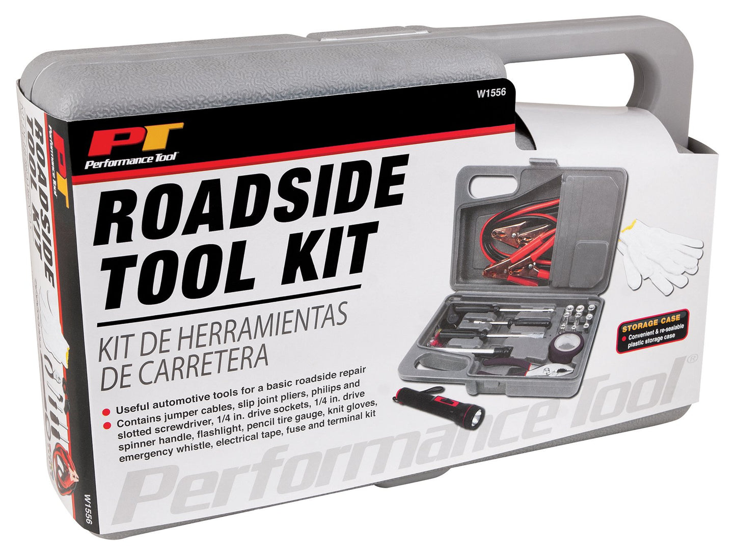 Performance Tool W1556 Commuter Emergency Roadside Safety Tool Kit