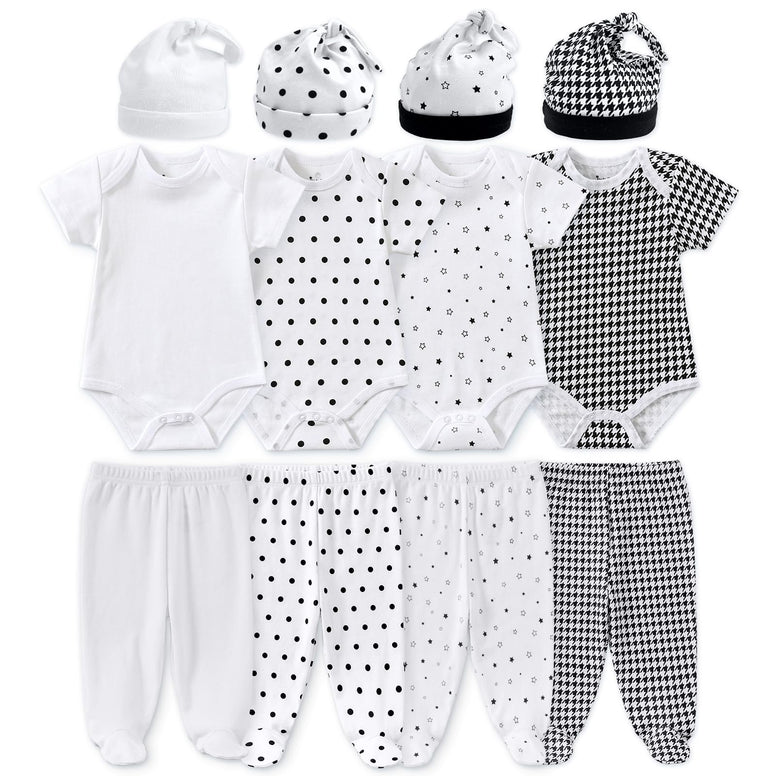 Unisex Baby Layette Essentials Giftset Clothing Set 12-Piece 0-3M