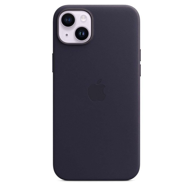 Apple iPhone 14 Plus Leather Case with MagSafe - Midnight 