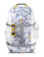 HP 15.6 Odyssey Backpack, White 5WK92AA, Facet White