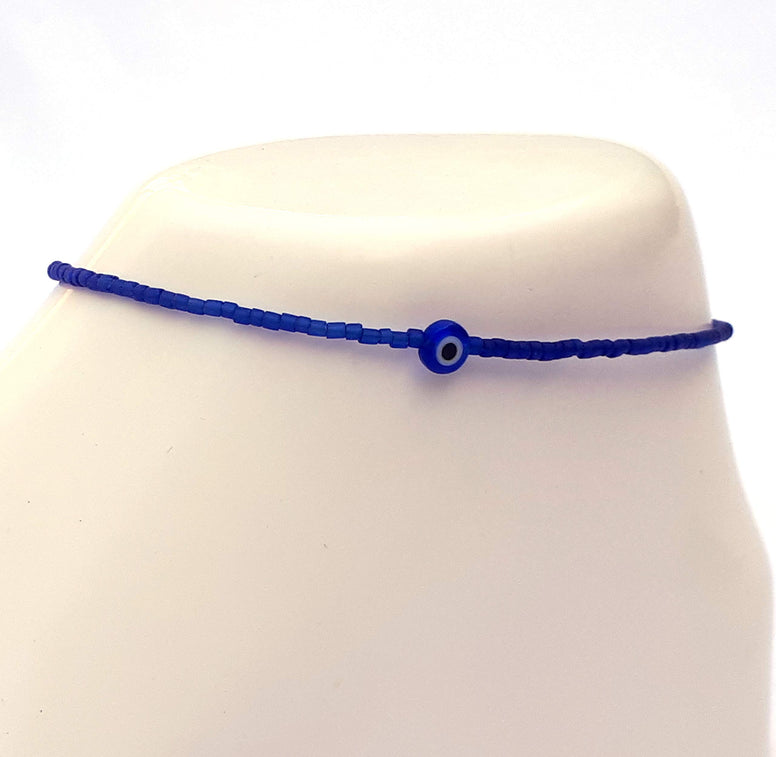 Alwan Anklet with an Evil Eye for Good Luck for Women - EE3920E