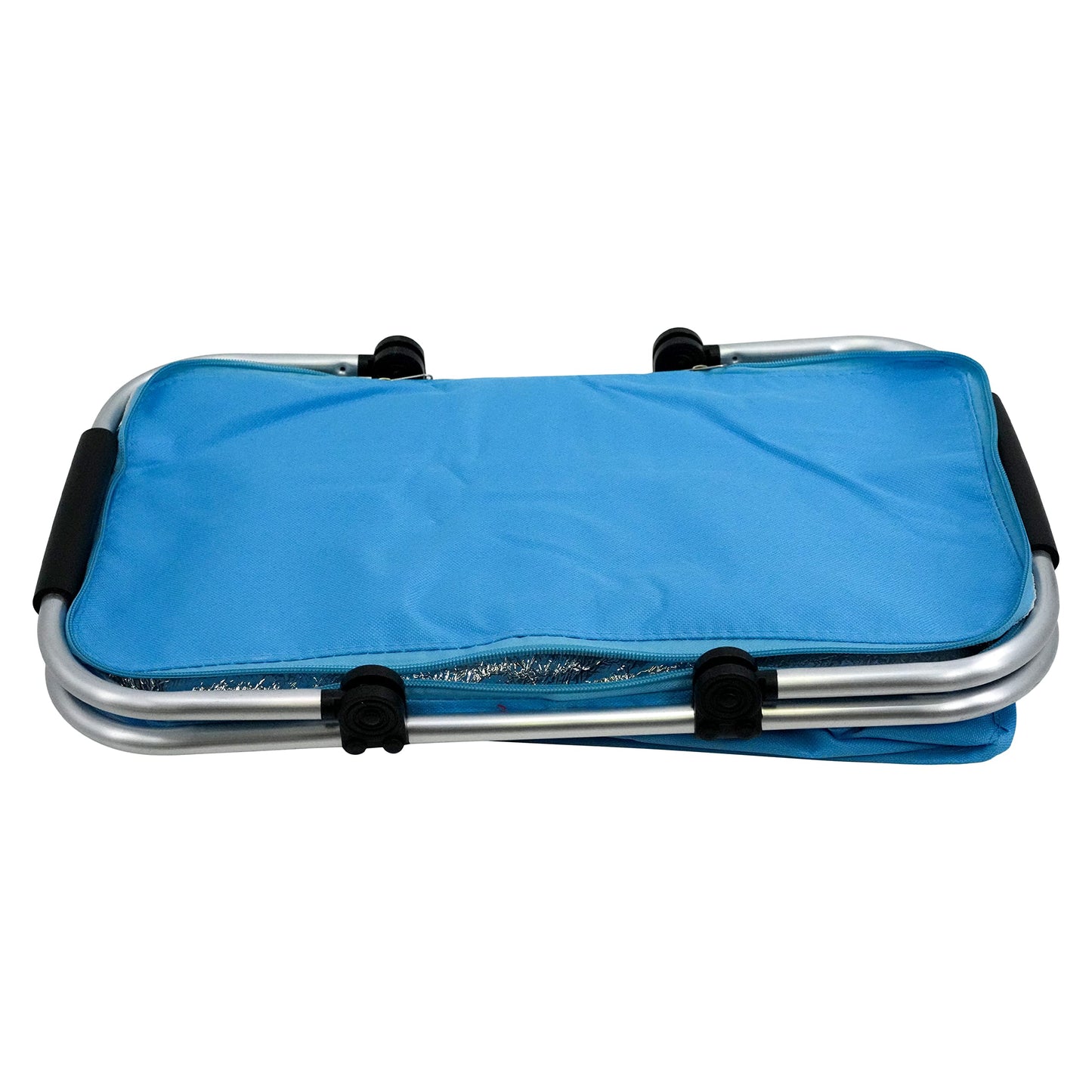 GEEZY 35 Litre Insulated Folding Picnic Camping Cooler Basket Shopping Cool Hamper Bag