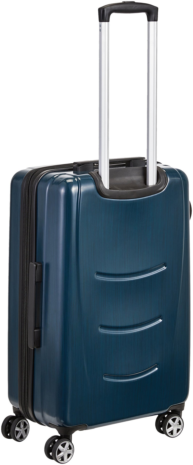 Metro Muscat Basics Hardshell Spinner Luggage - 24 inch (Material: ABS+ Polycarbonate), Navy Blue