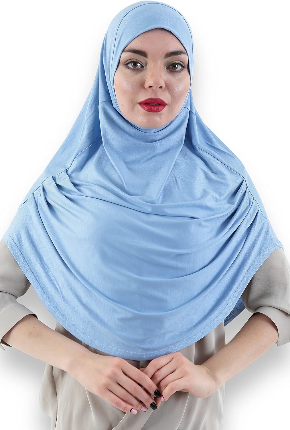 Avanos Easy Wear Soft Hijab for Women, Instant Hijab Long Scarf, Jersey Turbans Prayer Muslim Abayas Dress Clothes Jilbab