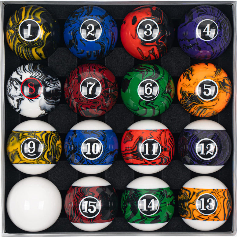 Billmart Billiard Balls Set 16 Pool Table Balls