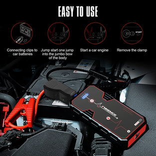 FNNEMGE Car Jump Starter, 2000A Peak, 21800mAh, 12V (Up to 8.0L Gas or 6.5L Diesel Engine),