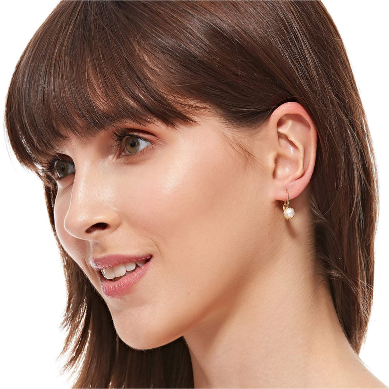 Alwan Cultured Pearl Earring for Women - EE8081EG