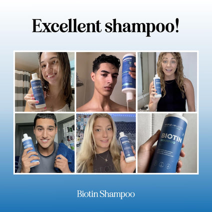 Shampoo for Thinning Hair and Hair Loss - Volumizing Biotin Shampoo for Hair Growth with Rosemary Argan Oil and Evening Primrose Oil - Sulfate Free Anti Dandruff Shampoo for Itchy Scalp and Hair Care