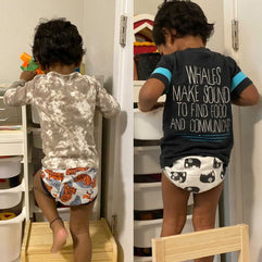 BIG ELEPHANT Potty Training Underwear, 100% Cotton Absorbent Unisex Toddler Pee Pants for Boys & Girls