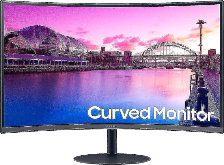 Samsung 27 Inch 1000R Curved 75Hz Bezeless Monitor With Display Port,HDMI,AMD FreeSync - LS27C390EAMXUE