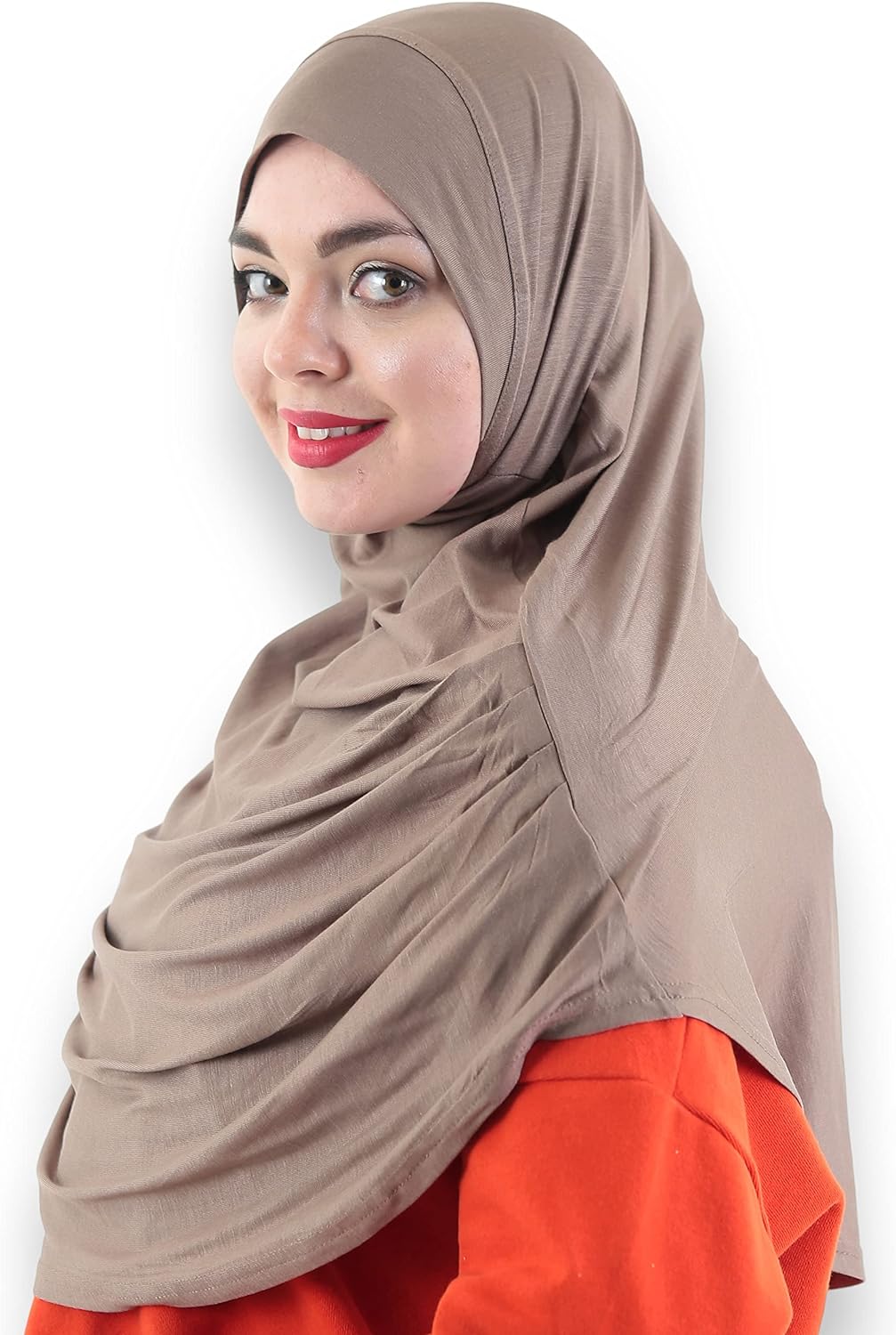 Avanos Easy Wear Soft Hijab for Women, Instant Hijab Long Scarf, Jersey Turbans Prayer Muslim Abayas Dress Clothes Jilbab