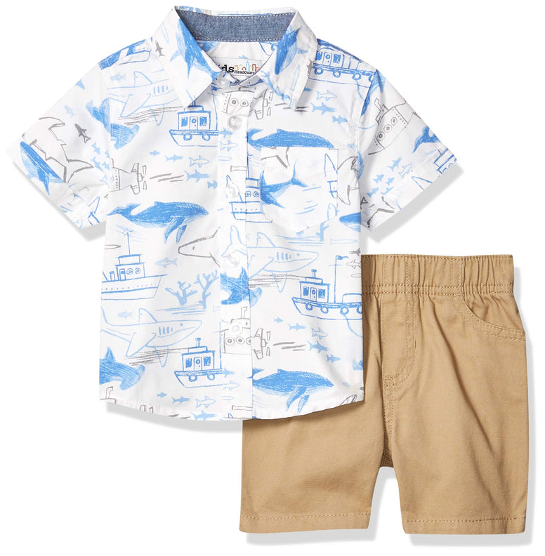 Kids Headquarters boys Shorts Set 6-9 Months