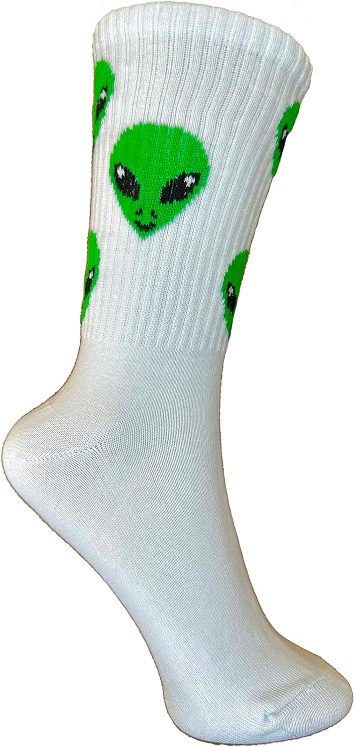 SickSock Funny White Gym Socks