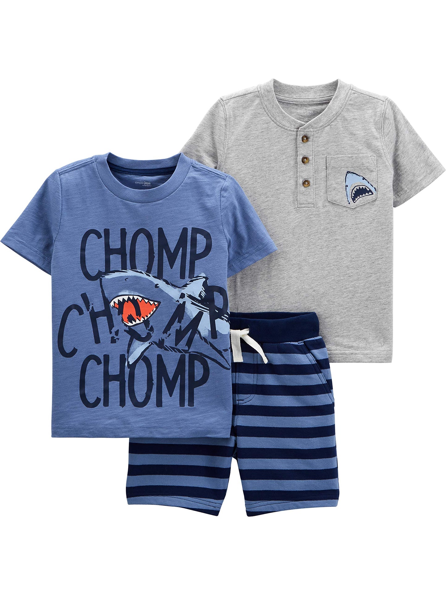 Simple Joys by Carter's Toddlers and Baby Boys' 3-Piece Playwear Set 12M