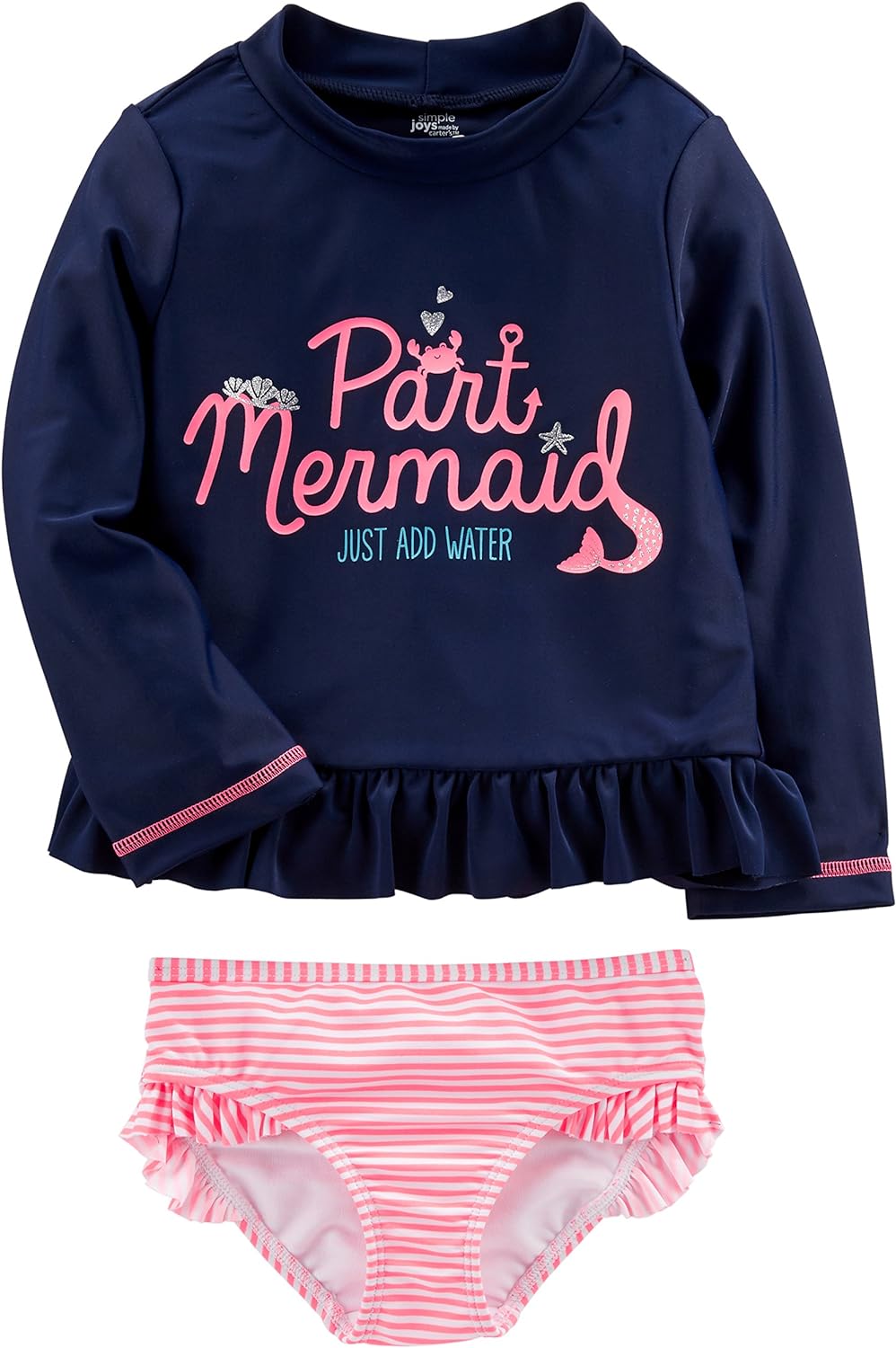 Simple Joys by Carter's Girls' Assorted Rashguard Sets