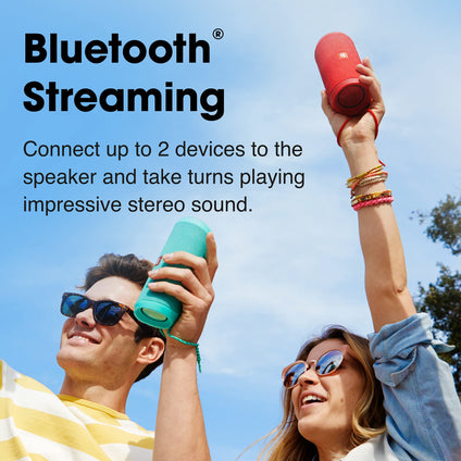 JBL FLIP4-RD Flip 4 Waterproof Portable Bluetooth Speaker - Red (Pack of1), wireless