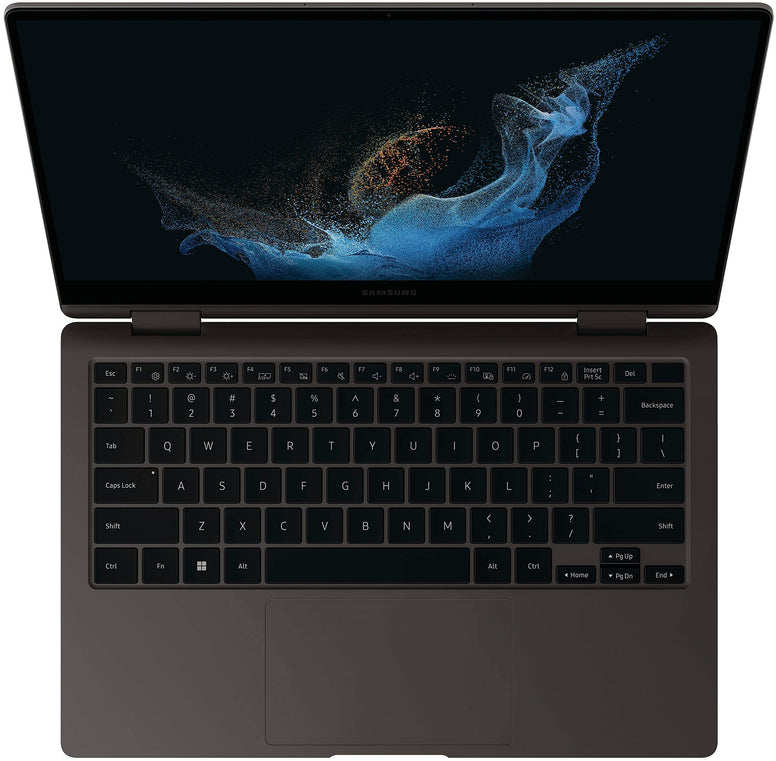 Samsung Galaxy Book2 360 13.3" AMOLED Touch Screen Laptop Intel Core i7 (12th Gen) Evo Platform (16GB RAM LPDDR4X - 512GB SSD) Intel Iris Xe Graphics - Graphite - Eng Keyboard