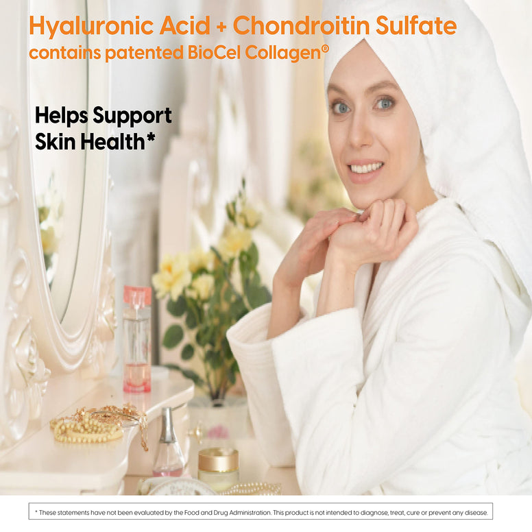 Doctor's Best Hyaluronic Acid with Chondroitin Sulfate, Non-GMO, Gluten Free, Soy Free, Joint Support, 60 Caps