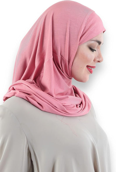 Avanos Easy Wear Soft Hijab for Women, Instant Hijab Long Scarf, Jersey Turbans Prayer Muslim Abayas Dress Clothes Jilbab