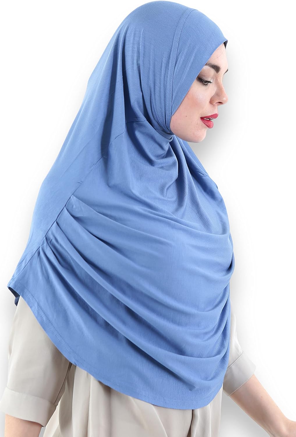 Avanos Easy Wear Soft Hijab for Women, Instant Hijab Long Scarf, Jersey Turbans Prayer Muslim Abayas Dress Clothes Jilbab