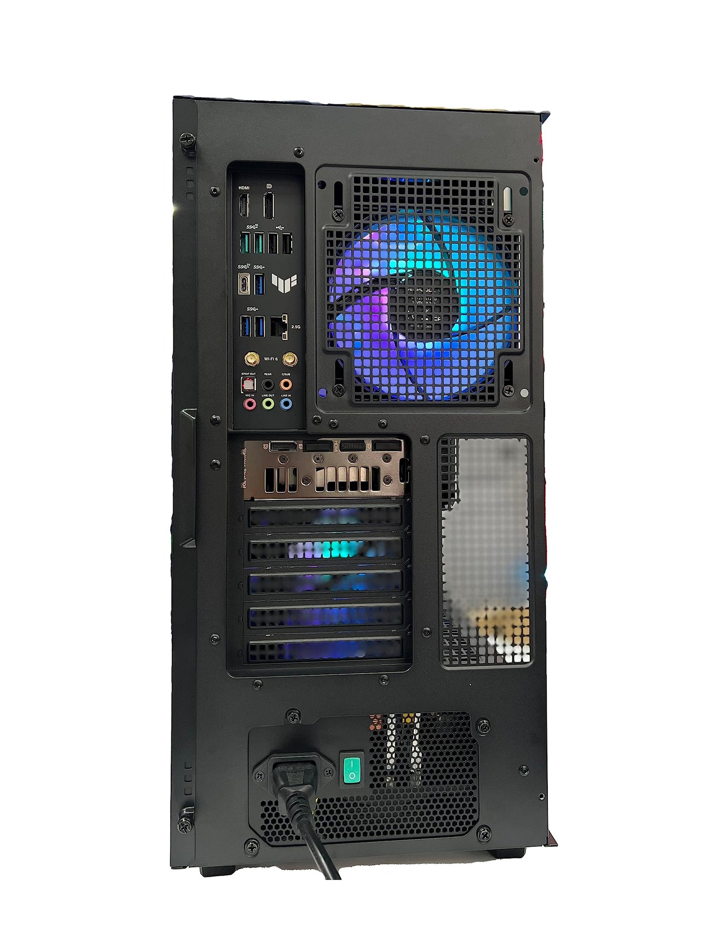 Gaming PC NANOTECH, Intel i7-11700KF, 32GB RAM, Nvidia RTX 4070, 1TB NVME M.2 SSD, 1 TB HDD, 750W PSU, Windows 10 pro, RGB Gaming Computer PC (i7-11700KF,RTX 4070)