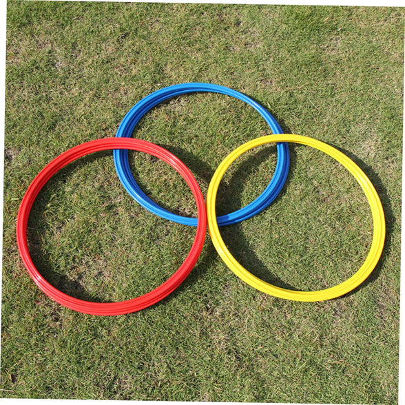 Toddmomy Footbal Football Rings D Ring 6pcs Round Training Rings for Trainers Soccer Rings Agility Rings Soccer Training Rings Gymnastics Ring Training Circle Equipment Sports Fitness Rings