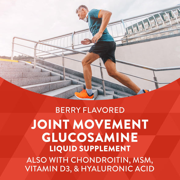 Nature's Way Joint Movement Glucosamine Fast Absorbing Liquid, 16 Day Supply, 16 Oz, Berry Flavor