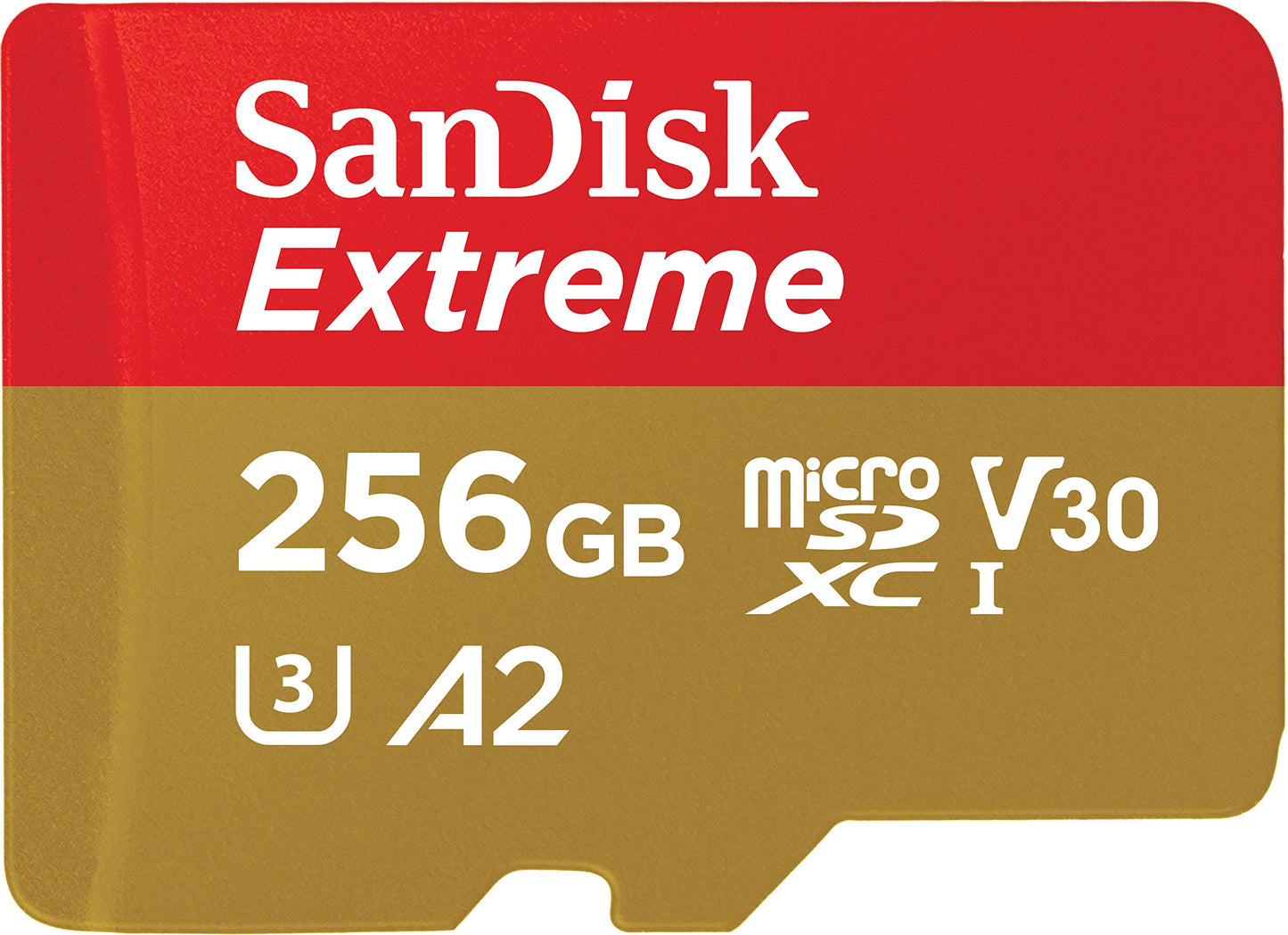 SanDisk 256GB Extreme for Mobile Gaming microSD UHS-I Card - C10, U3, V30, 4K, A2, Micro SD - SDSQXA1-256G-GN6GN