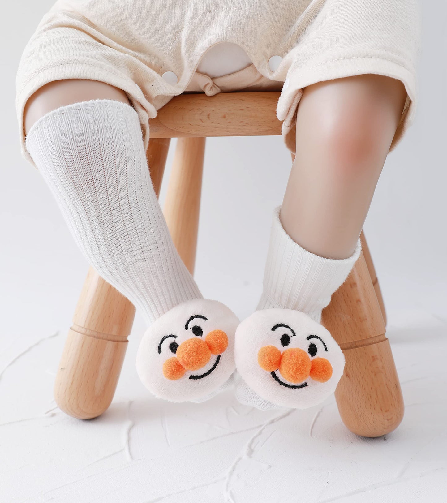 Baby Animal Non-Slip Socks Gift Set,4 Pairs Toddler Infant Newborn Kids Boys Girls Anti Skid 3D Cartoon Socks (0-12 Months)