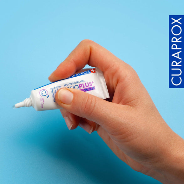 Curaprox PerioPlus+ Focus Gel, 10ml - Oral Gel for Gum Disease Treatment & Enamel Repair.