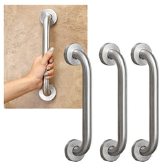 Fortune Stainless Steel Grab Bar for Bathroom & Bathtub Wall Mounted Safety Hand Support Rail Matt Finish - Balance Handle - Towel Bar - (12 Inch, Pack of 1)