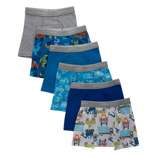 Hanes boys Hanes Toddler Boys Potty Trainer Boxer Briefs, 6-pack Baby and Toddler Training Underwear (pack of 6)
