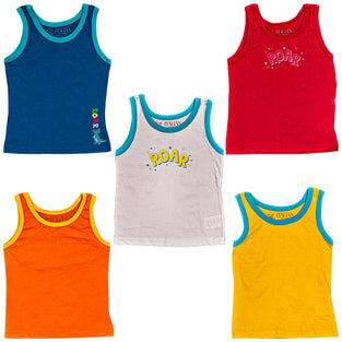 ITALIAN APPAREL - Toddler & Boys and Girls Shirts Tank TOP - 100% Cotton Imported Kids Uniforms Clothes Tshirts Underwear