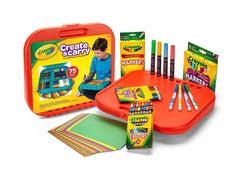 Crayola Create 'N Carry Art Set, 75 Pieces, Art Gift for Kids, Ages 5 & Up