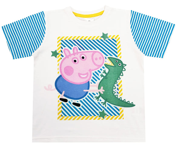 Boys George Pig T Shirts Tops 2 Pack 18-24M