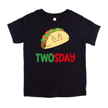 Taco Twosday Taco Shirt for Boys 2nd Birthday Fiesta Themed Birthday Outfit