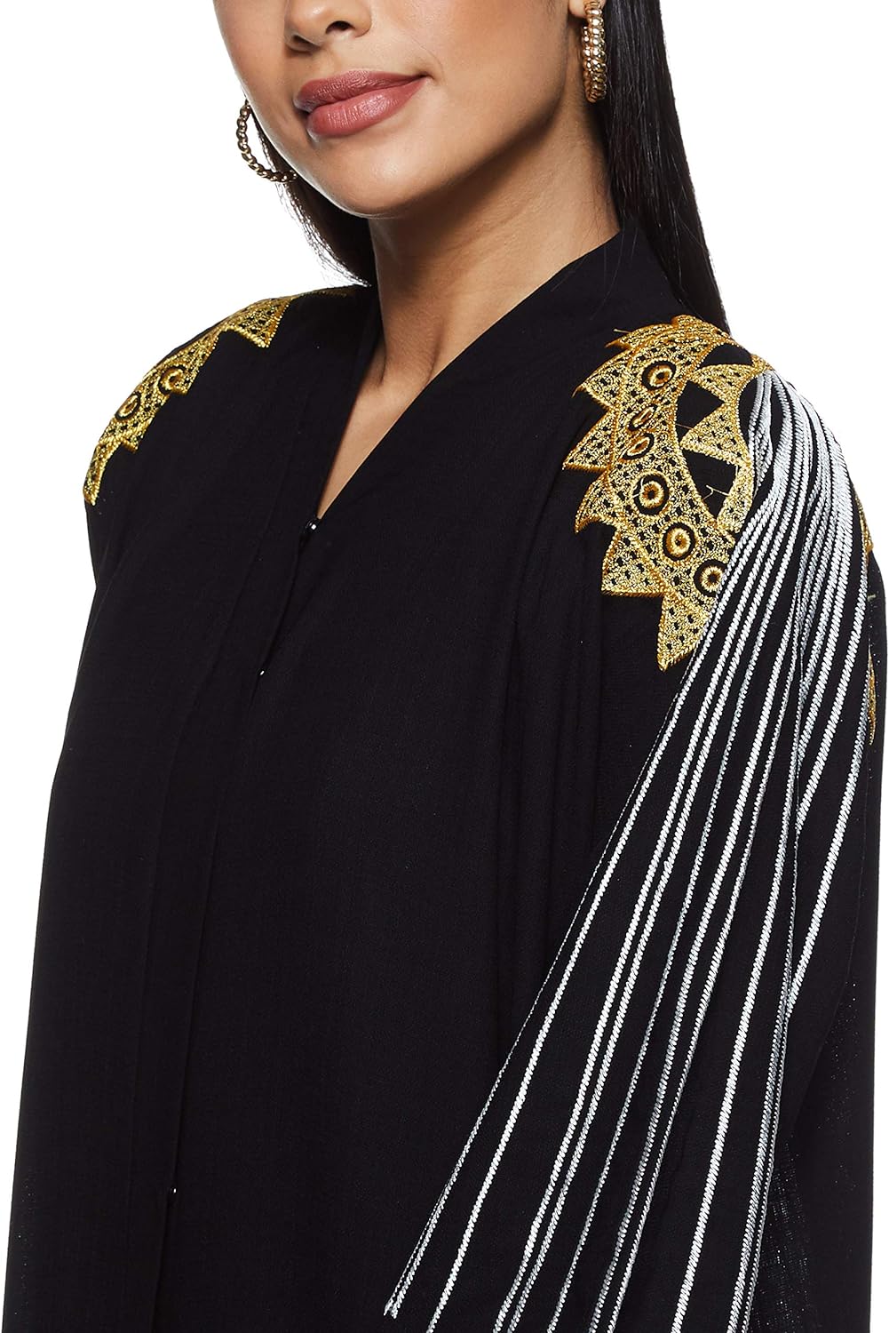 Nukhbaa Women's Abaya, Black