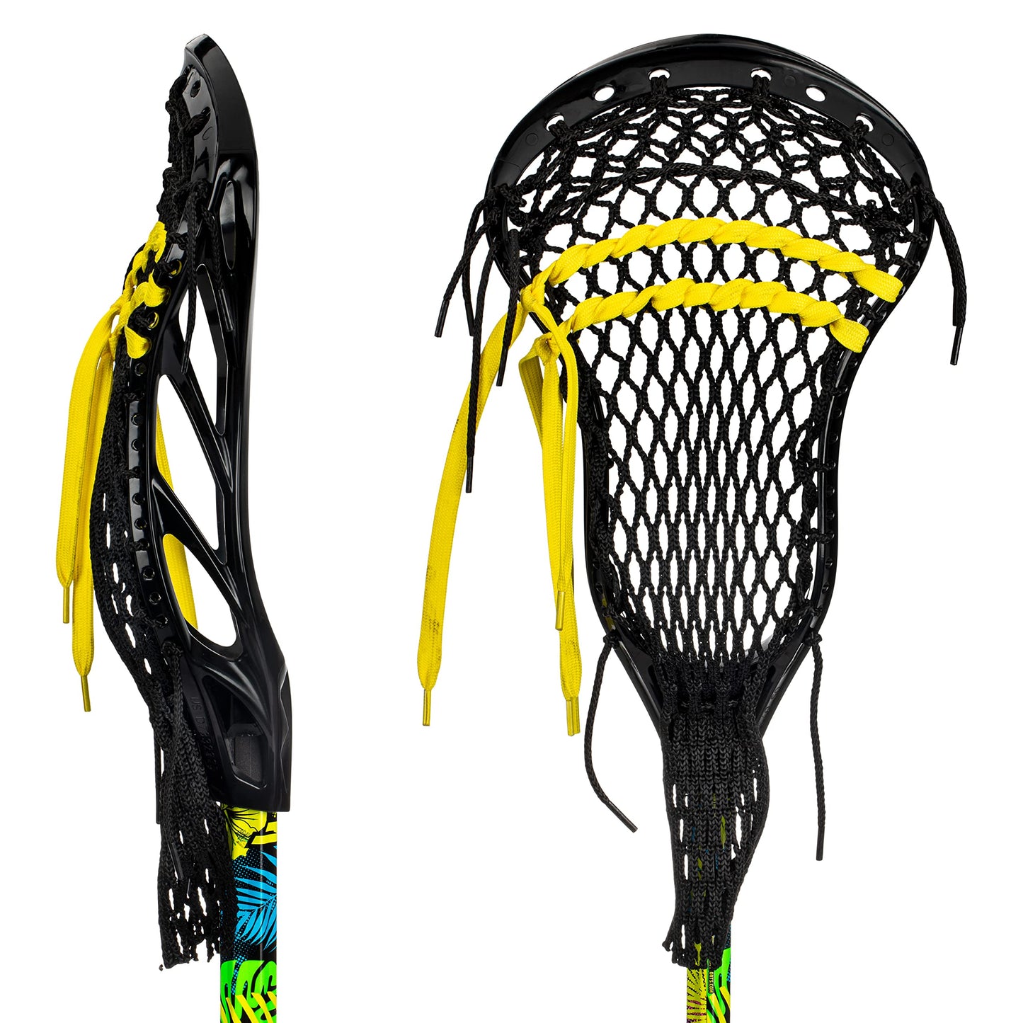 Franklin Sports Boys + Mens Lacrosse Sticks - Attack + Midfield Lax Stick - Lightweight Kids + Adults Aluminum Lacrosse Stick - Ambush