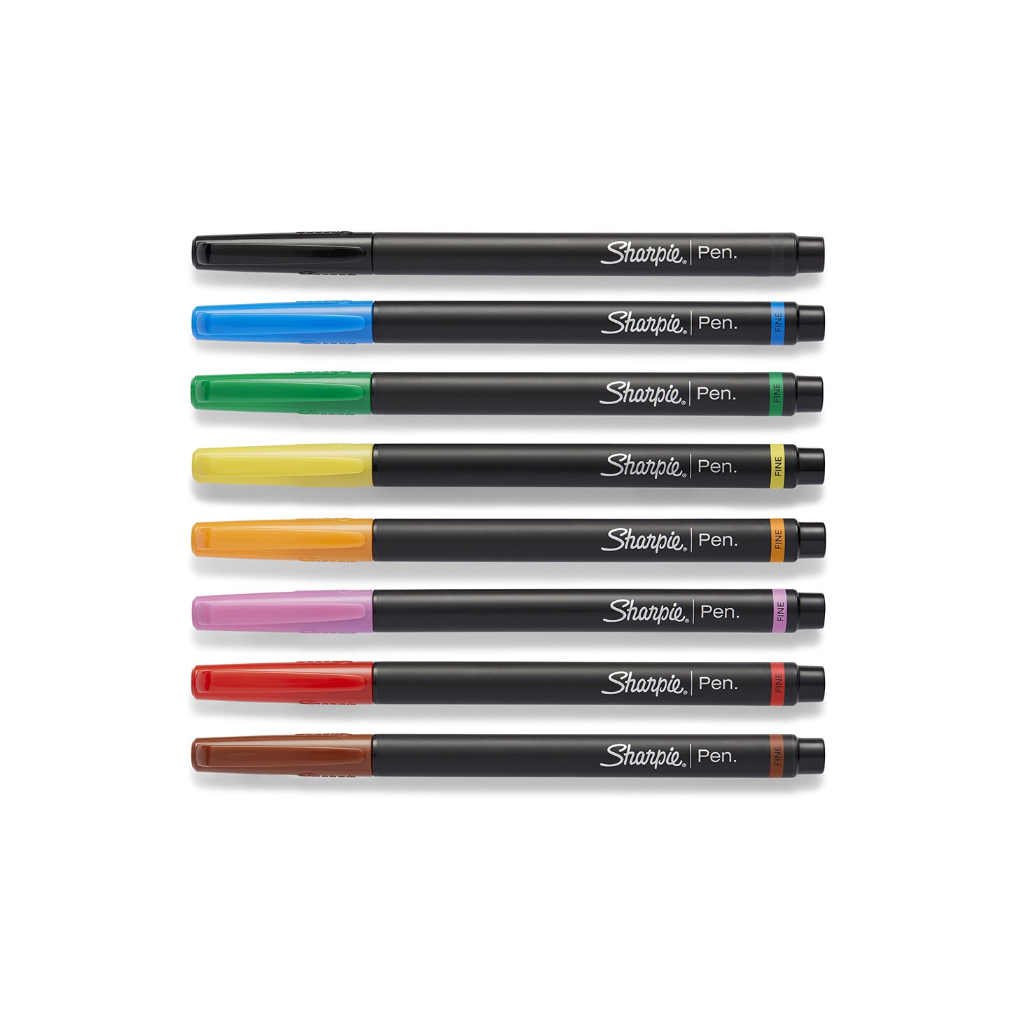 Sharpie Art Pens, Fine Point, Assorted Colors, Hard Case, 8 Pack (1982056)