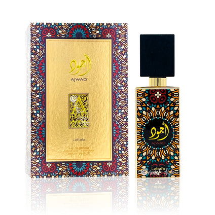 Lattafa Perfumes Ajwad Unisex EDP - Eau de Parfum 60ML (2 oz) | Oriental Alchemy | Fragrance for Men & Women That is Suitable for All Occasions