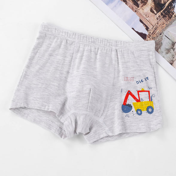 EULLA Boy's Boy's Cotton Boxer Underwear Short Boxer Shorts 10-11Y