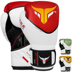 Mytra Fusion Boxing Gloves MMA Muay Thai Training Workout Punching Gloves Kickboxing Gloves for Men & Women with Ventilated Palm