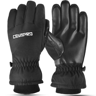 Yobenki Ski Gloves,Winter Waterproof Snow Gloves Non-Slip Breathable Cold Weather Gloves for Mens,Womens, Ladies and Kids Skiing, Snowboarding