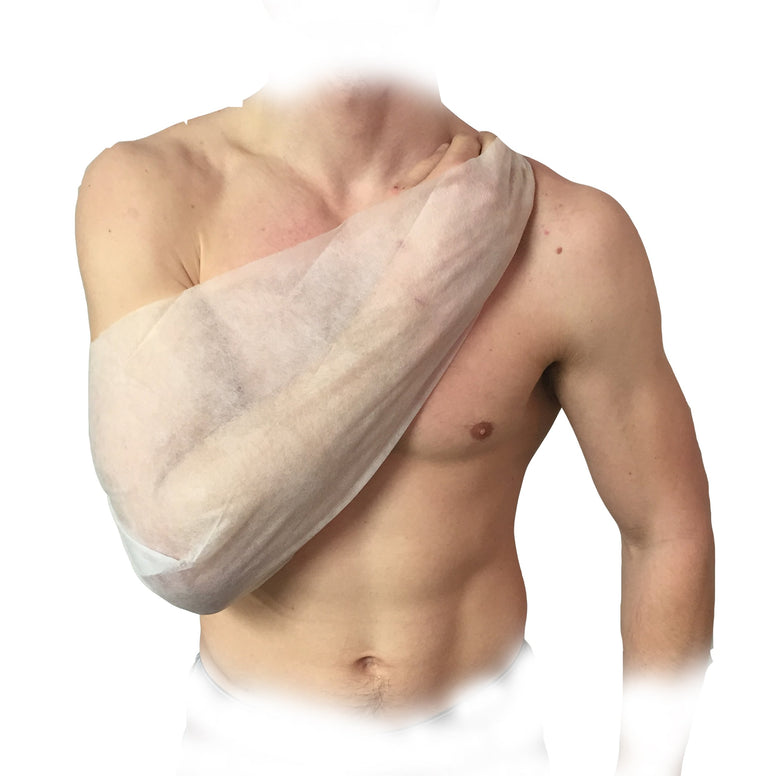 4 Pack - RE-GEN First Aid Non-Woven Triangular Bandage, Shoulder Elbow Sling