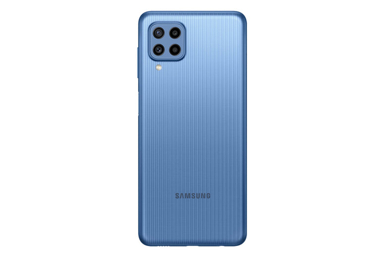 Samsung Galaxy M22 LTE Dual SIM Smartphone, 64GB Storage and 4GB RAM (UAE Version), Light Blue