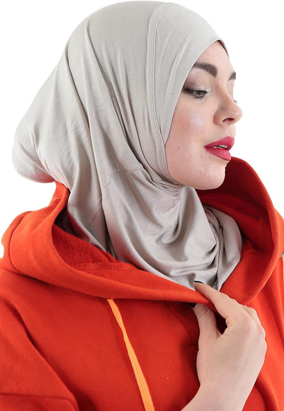 Avanos Easy Wear Soft Hijab for Women, Instant Hijab Long Scarf, Jersey Turbans Prayer Muslim Abayas Dress Clothes Jilbab